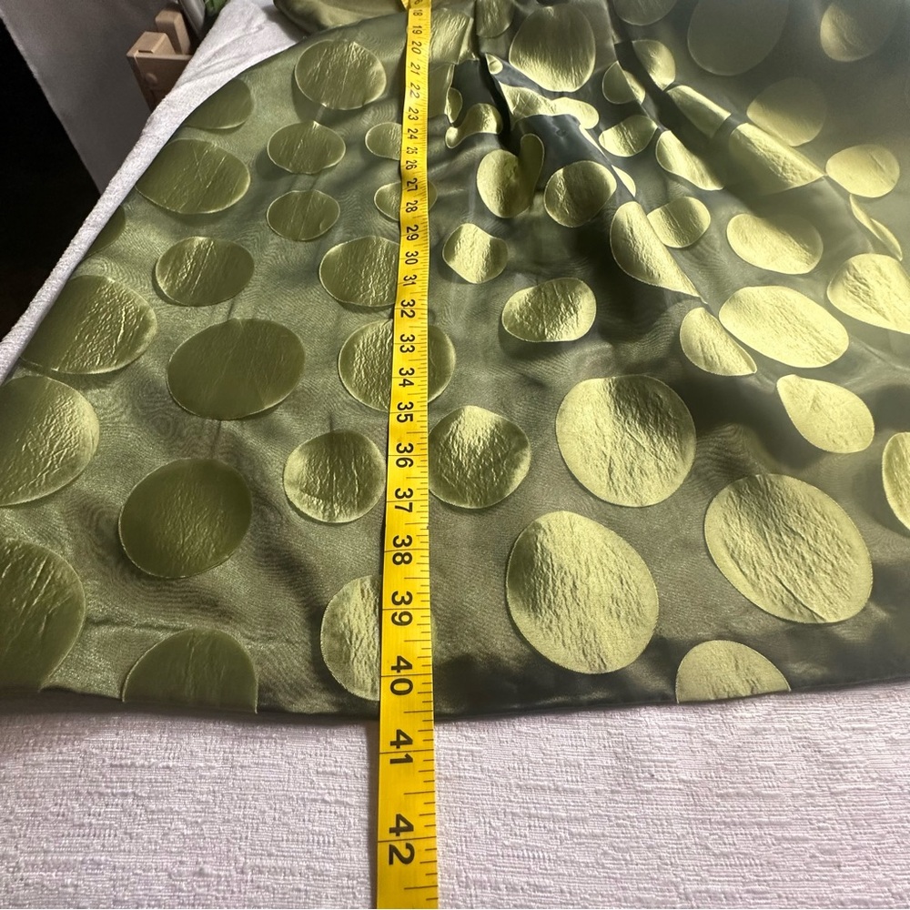 Le Bos Olive Green 2 pc Sleeveless Dress with Bolero Top -Women’s Plus Sz 16W - Picture 11 of 16